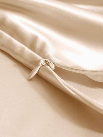 Ensemble de housse de couette 3 pièces en soie - 25 momme