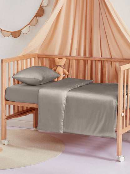 Housse de couette en soie 19 momme pour lit bébé
