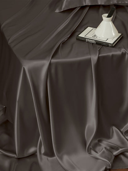 Ensemble de draps en soie 4 pièces avec taies d'oreiller - 25 momme