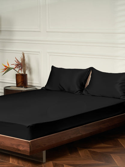 Ensemble de draps-housses 3 pièces en soie - 25 momme