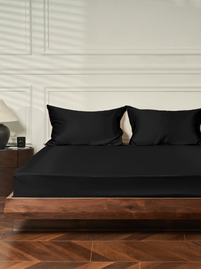 Ensemble de draps-housses 3 pièces en soie - 25 momme