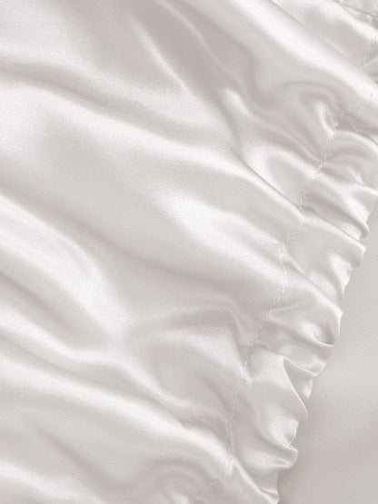 Housse de drap en soie 19 momme pour lit bébé