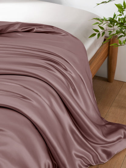 Ensemble de housse de couette 3 pièces en soie - 19 momme