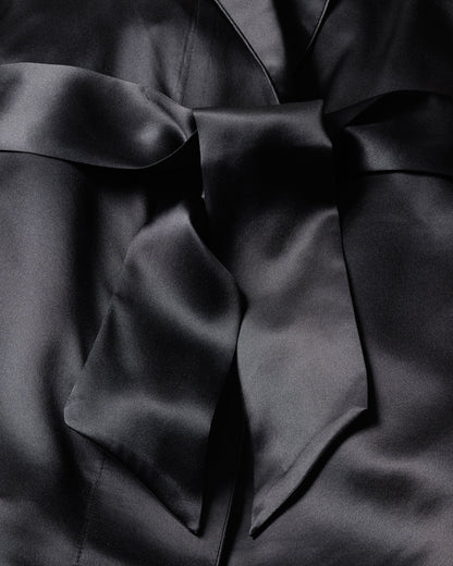 Peignoir court noir