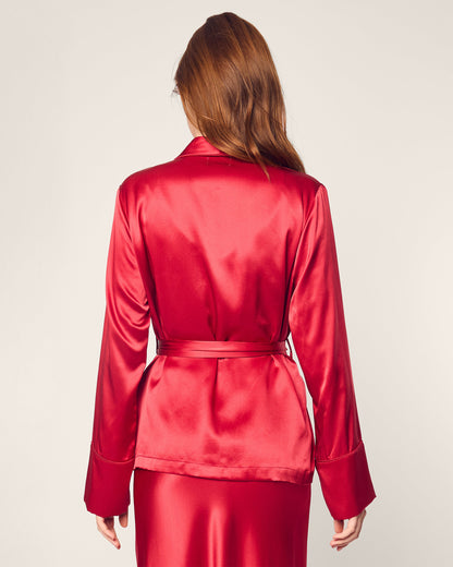 Peignoir court rubis